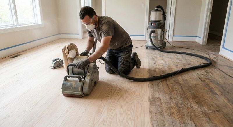 Ash Floor Refinishing in Overland Park, KS