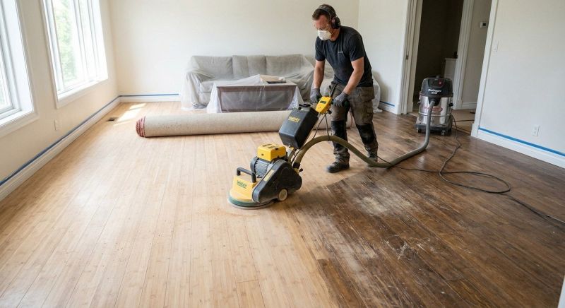 Bamboo Floor Refinishing in Kansas City, KS