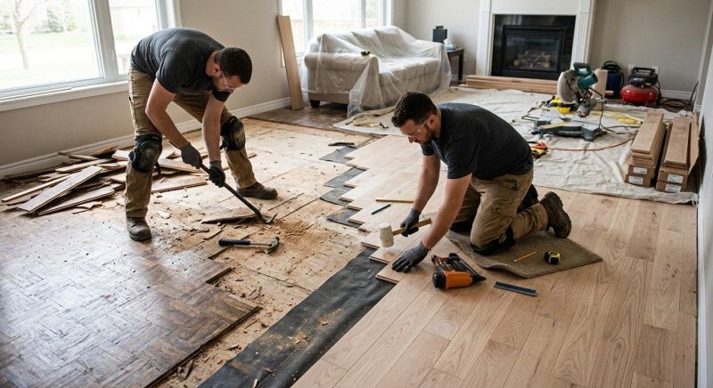 Hardwood Floor Installation in Manassas, VA