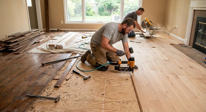 Hardwood Floor Renovation in Manassas, VA