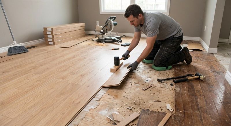 Laminate Floor Replacement in Arvada, CO
