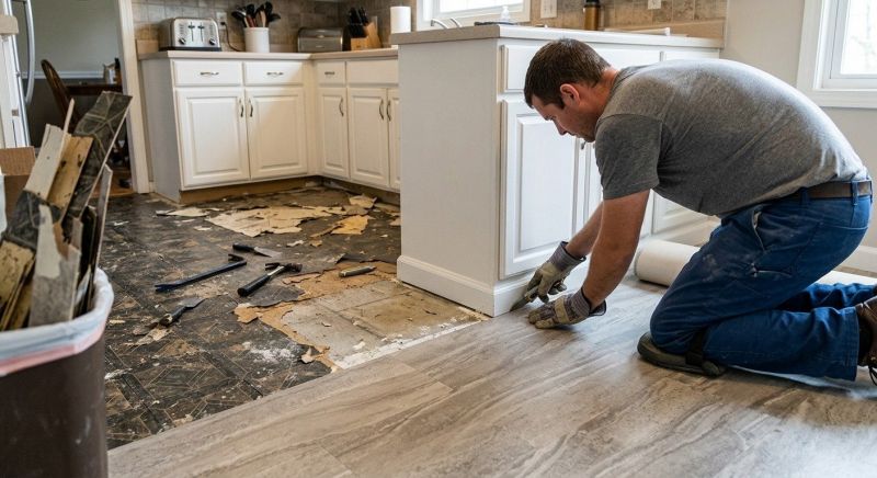 Linoleum Flooring Replacement in Manassas, VA