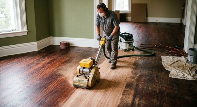 Mahogany Floor Refinishing in Overland Park, KS
