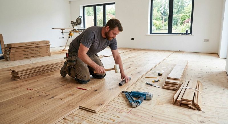 Oak Floor Installation in Fort Worth, TX