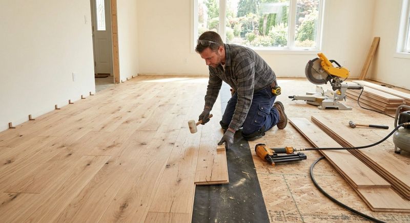 Oak Floor Installation in San Antonio, TX