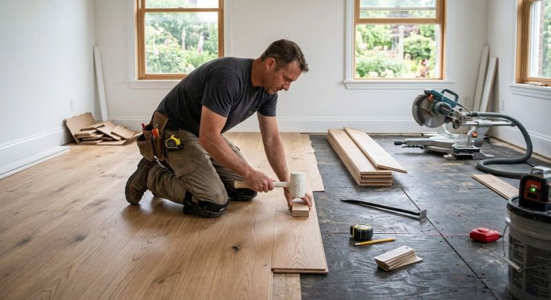 Plank Floor Installation in San Antonio, TX