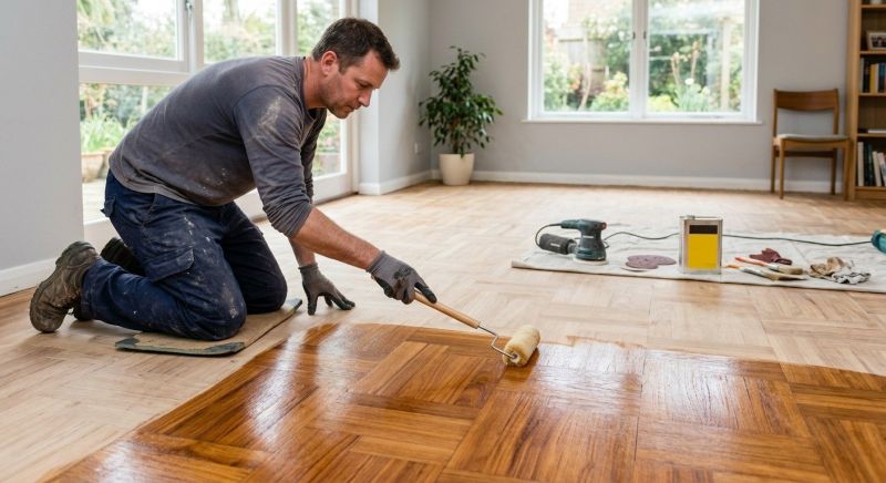 Teak Floor Refinishing in Overland Park, KS