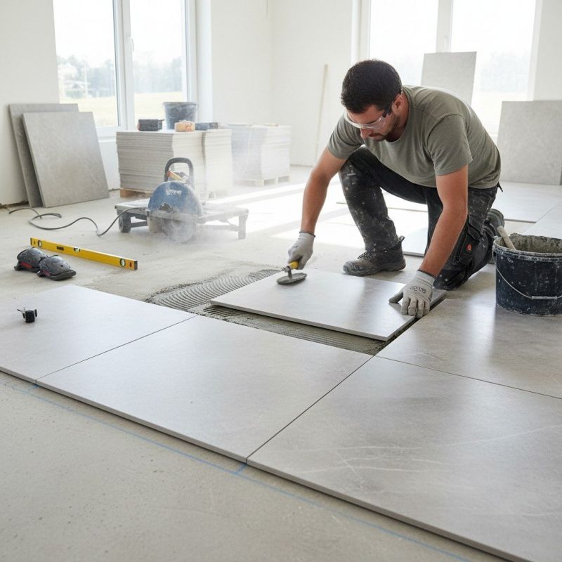 Tile Floor Renovation in Fredericksburg, VA