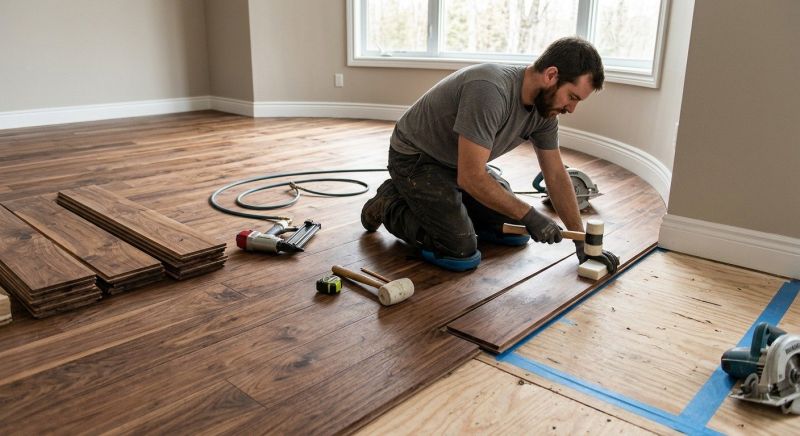 Walnut Flooring Installation in Phoenix, AZ