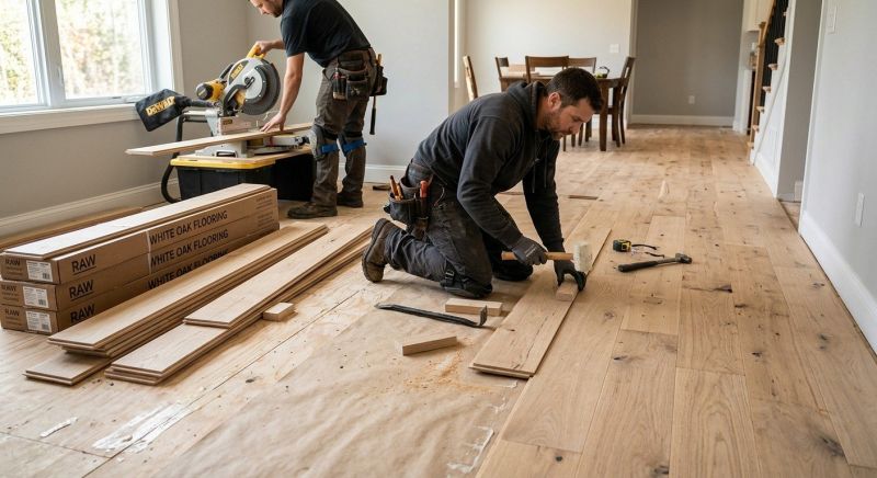 Wide Plank Floor Installation in Austin, TX