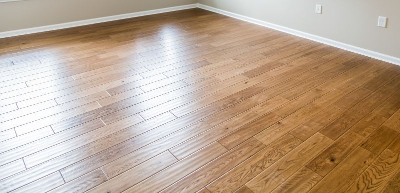 Living Space with New Hardwood Floors